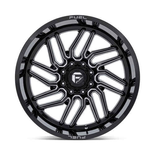 Fuel 1PC - D807 HURRICANE | 24X12 / -44 Offset / 8X165.1 Bolt Pattern | D80724208247