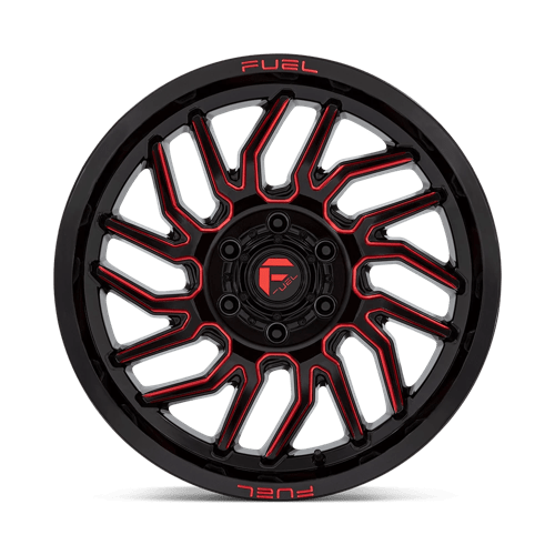 Fuel 1PC - D808 HURRICANE | 20X9 / 1 Offset / 6X139.7 Bolt Pattern | D80820908450