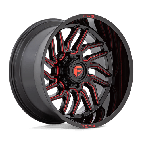 Carburant 1PC - D808 OURAGAN | 20X10 / -18 Décalage / 5X139.7 Modèle de boulon | D8082000B447