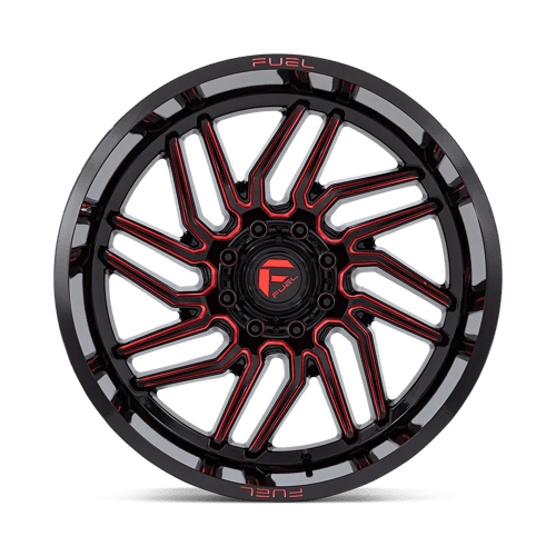 Fuel 1PC - D808 HURRICANE | 24X12 / -44 Offset / 8X180 Bolt Pattern | D80824201847