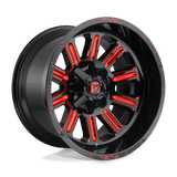 Fuel 1PC - D621 HARDLINE | 20X10 / -18 Offset / 8X165.1 Bolt Pattern | D62120008247