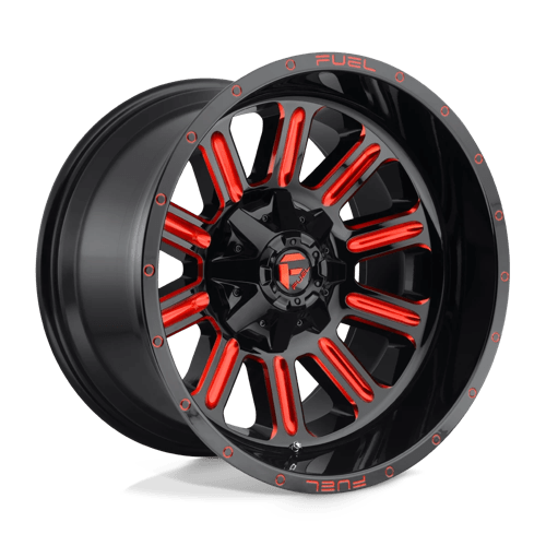 Fuel 1PC - D621 HARDLINE | 20X10 / -18 Offset / 8X165.1 Bolt Pattern | D62120008247