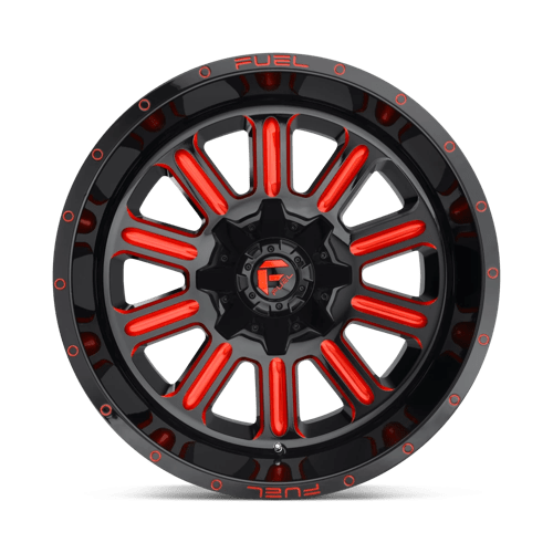 Fuel 1PC - D621 HARDLINE | 20X10 / -18 Offset / 5X139.7/5X150 Bolt Pattern | D62120007047