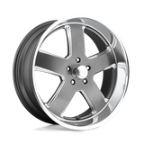 US Mag 1PC - U118 HUSTLER | 20X9.5 / 01 Offset / 5X120.65 Bolt Pattern | U11820956152