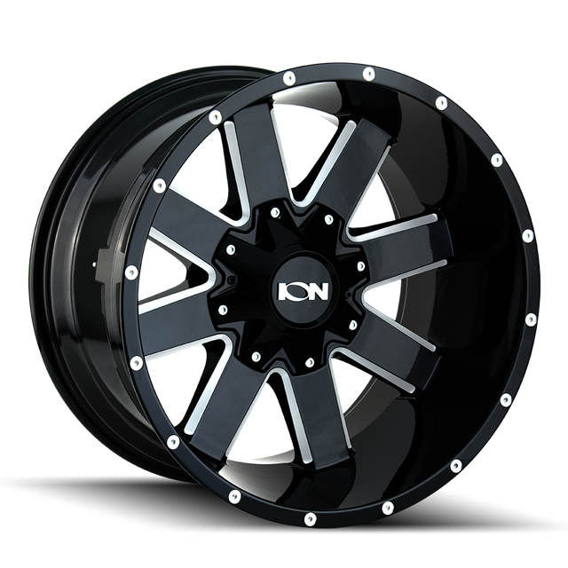 ION 141 GLOSS BLACK MILLED 17X9 5-114.3/5-127 18MM 87MM