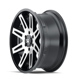 ION 142 SATIN BLACK MACHINED 20X9 5-139.7 0MM 87.1MM