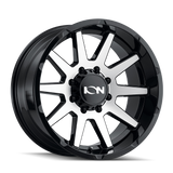 ION 143 NOIR BRILLANT USINÉ 20X10 6-135 -19MM 87.1MM