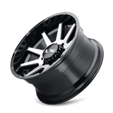 ION 143 GLOSS BLACK MACHINED 17X9 8-170 -12MM 125.2MM