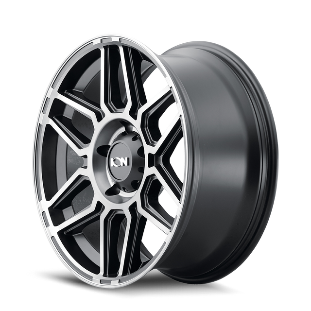 ION 146 MATTE BLACK MACHINED WITH DARK 20X9 8-165.1 18MM 125.2MM