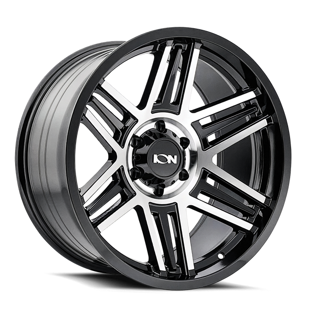 ION 147 GLOSS BLACK MACHINED 20X9 8-165.1 0MM 125.2MM