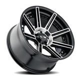 ION 149 GLOSS BLACK MACHINED 20X10 6-135 -24MM 87.1MM