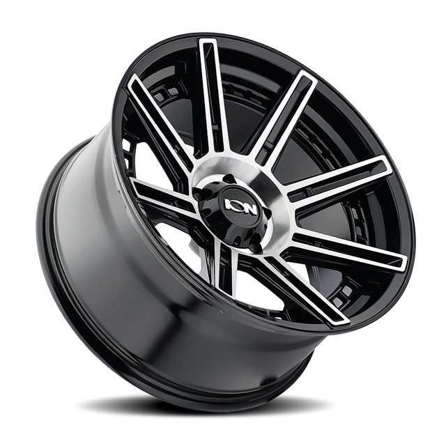 ION 149 GLOSS BLACK MACHINED 20X10 6-135 -24MM 87.1MM