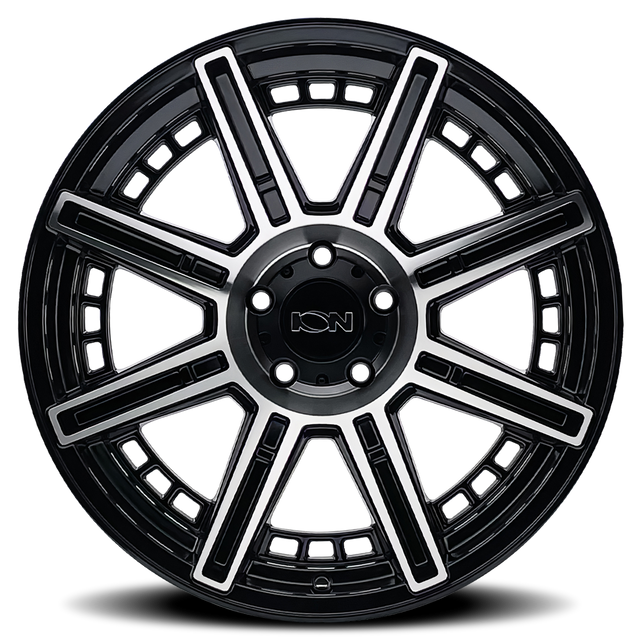 ION 149 GLOSS BLACK MACHINED 20X10 6-135 -24MM 87.1MM