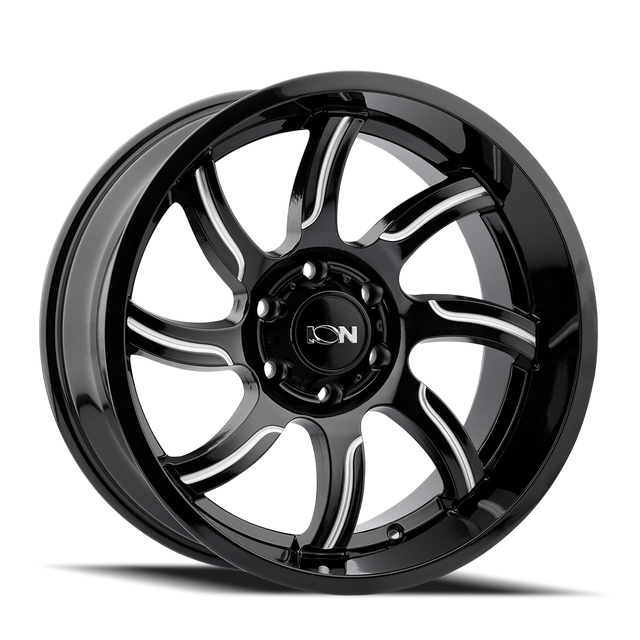 ION 151 GLOSS BLACK MILLED 20X9 8-170 18MM 125.2MM