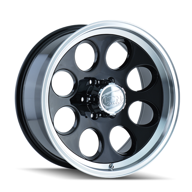 ION 171 GLOSS BLACK MACHINED 16X10 5-135 -38MM 87MM