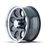 ION 171 GLOSS BLACK MACHINED 16X10 6-139.7 -38MM 106MM