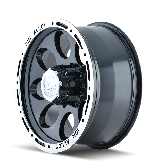 ION 174 GLOSS BLACK MACHINED 17X9 8-170 0MM 130.8MM