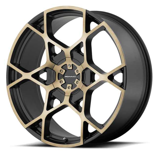 KMC - KM695 CROSSHAIR | 22X9 / 15 Offset / 5X115/5X120 Bolt Pattern | KM69522920915