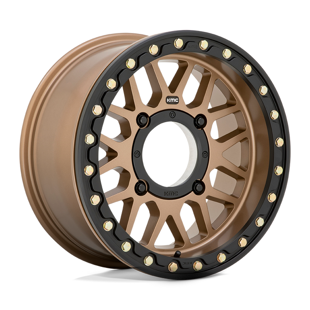 KMC Powersports - KS235 GRENADE BEADLOCK | 15X7 / 10 Offset / 4X137 Bolt Pattern | KS23557048610