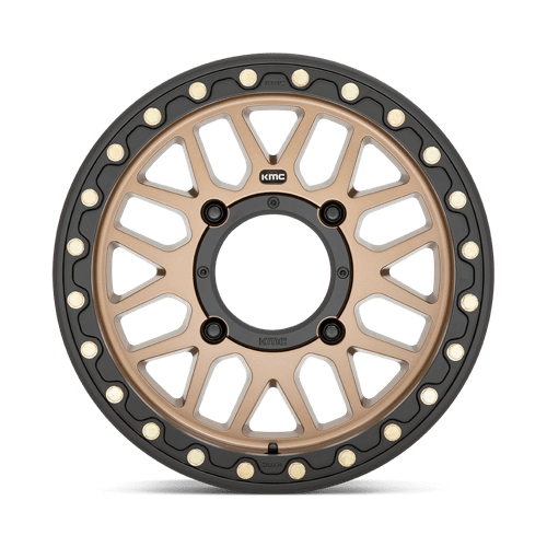 KMC Powersports - KS235 GRENADE BEADLOCK | 15X6 / 38 Offset / 4X137 Bolt Pattern | KS23556048638