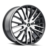 KRAZE - DOUBLE DOWN | 22X8.5 / 38 Offset / 5X100 Bolt Pattern | KR185-22803BM38