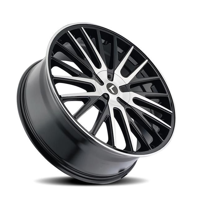 KRAZE - DOUBLE DOWN | 22X8.5 / 38 Offset / 5X108 Bolt Pattern | KR185-22814BM38