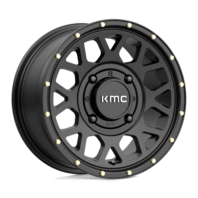 KMC Powersports - GRENADE KS135 | 14X7 / Décalage 38 / Modèle de boulon 4X137 | KS13547048738