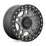 KMC Powersports - KS240 RECON BEADLOCK | 14X7 / Décalage 38 / Modèle de boulon 4X137 | KS24047048438