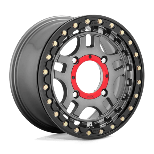 KMC Powersports - KS240 RECON BEADLOCK | 15X7 / 38 Offset / 4X137 Bolt Pattern | KS24057048438