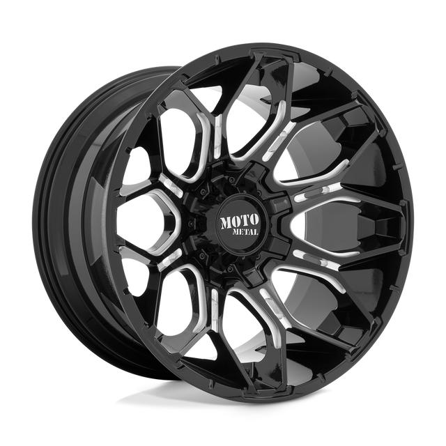 Moto Métal - MO808 SNIPER | 22X12 / -44 Décalage / 8X165.1 Modèle de boulon | MO80822280344N