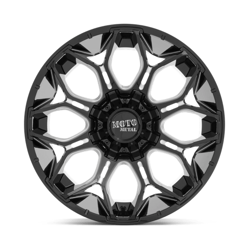 Moto Métal - MO808 SNIPER | 22X12 / -44 Décalage / 8X165.1 Modèle de boulon | MO80822280344N