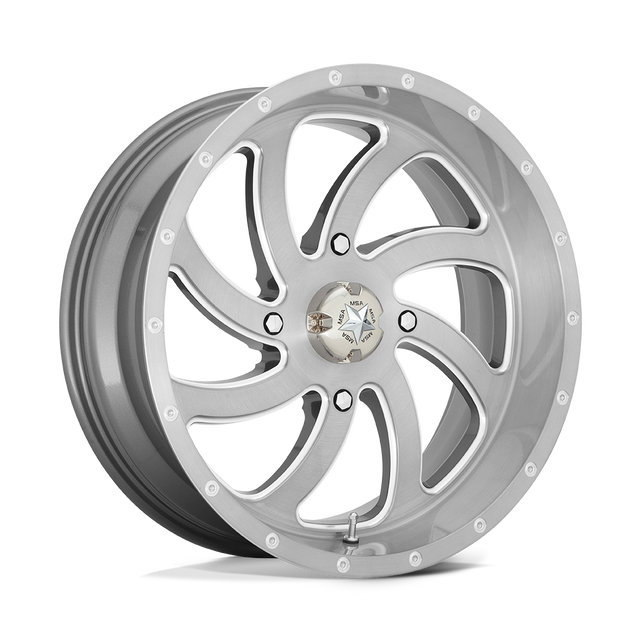 MSA Offroad Wheels - M36 SWITCH | 20X7 / 00 Offset / 4X137 Bolt Pattern | M36-020737TI