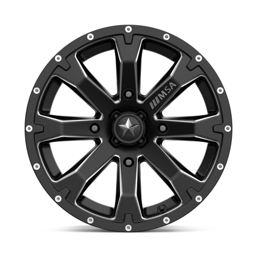 Roues tout-terrain MSA - M42 BOUNTY | 15X7 / 10 Décalage / 4X156 Boulon Motif | M42-05756