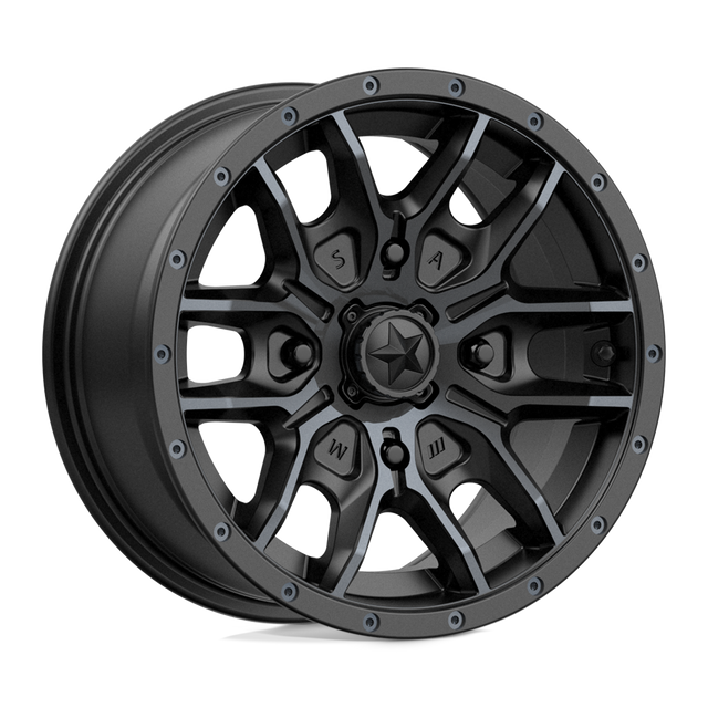 Roues tout-terrain MSA - M43 FANG | 14X7 / 10 Décalage / 4X110 Boulon Motif | M43-04710