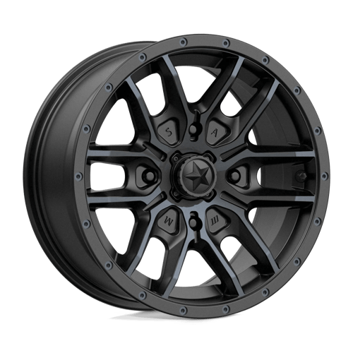 Roues tout-terrain MSA - M43 FANG | 15X7 / 10 Décalage / 4X137 Boulon Motif | M43-05737