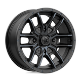 Roues tout-terrain MSA - M43 FANG | 15X7 / 10 Décalage / 4X137 Boulon Motif | M43-05737