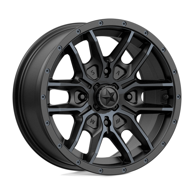 Roues tout-terrain MSA - M43 FANG | 15X7 / 10 Décalage / 4X137 Boulon Motif | M43-05737