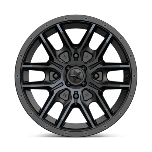 Roues tout-terrain MSA - M43 FANG | 15X7 / 10 Décalage / 4X137 Boulon Motif | M43-05737