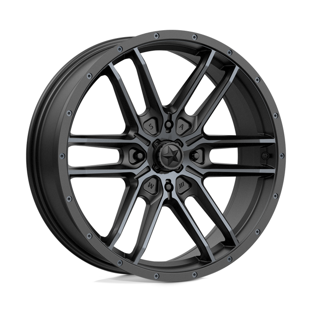 Roues tout-terrain MSA - M43 FANG | 20X7 / 10 Décalage / 4X137 Modèle de boulon | M43-020737