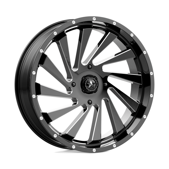 Roues tout-terrain MSA - M46 BLADE | 22X7 / 00 Décalage / 4X137 Modèle de boulon | M46-022737M