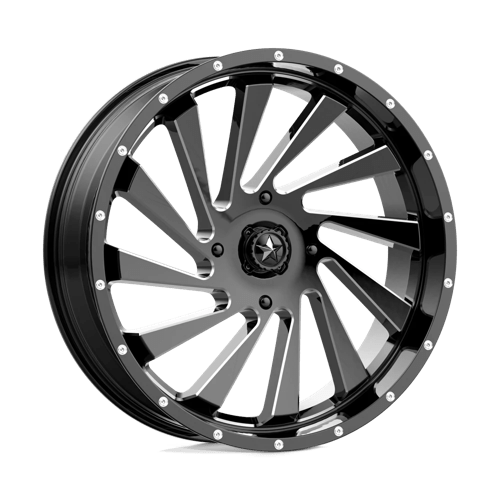 Roues tout-terrain MSA - M46 BLADE | 22X7 / 00 Décalage / 4X137 Modèle de boulon | M46-022737M