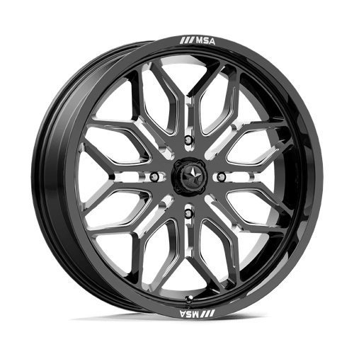 MSA Offroad Wheels - M47 SNIPER | 18X7 / 10 Offset / 4X110 Bolt Pattern | MA047BE18704010