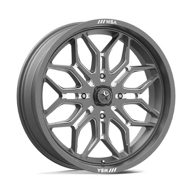 Roues tout-terrain MSA - M47 SNIPER | 20X7 / 10 Décalage / 4X156 Boulon Motif | MA047AX20704410