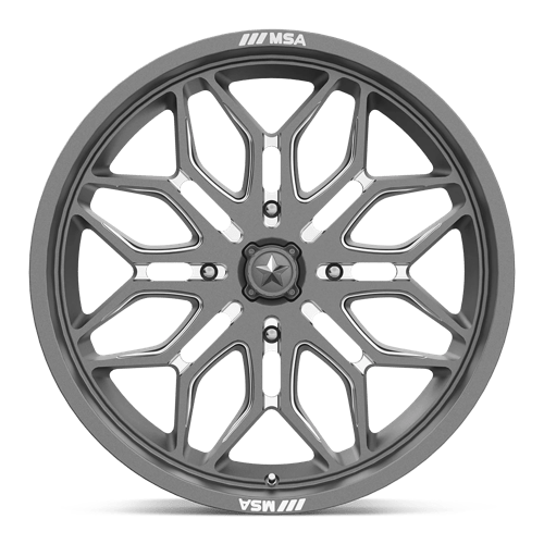 Roues tout-terrain MSA - M47 SNIPER | 20X7 / 10 Décalage / 4X156 Boulon Motif | MA047AX20704410