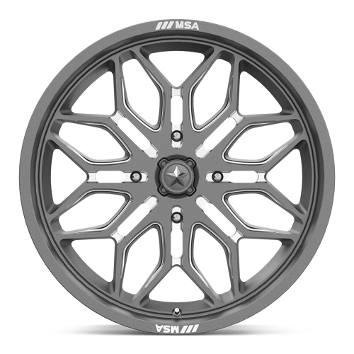 MSA Offroad Wheels - M47 SNIPER | 24X7 / 10 Offset / 4X137 Bolt Pattern | MA047AX24704810