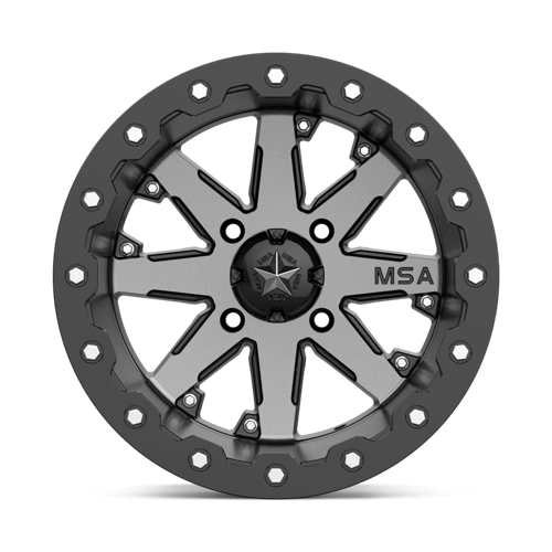 Roues tout-terrain MSA - M21 LOK BEADLOCK | 14X10 / -10 Décalage / 4X137 Modèle de boulon | M21-04037