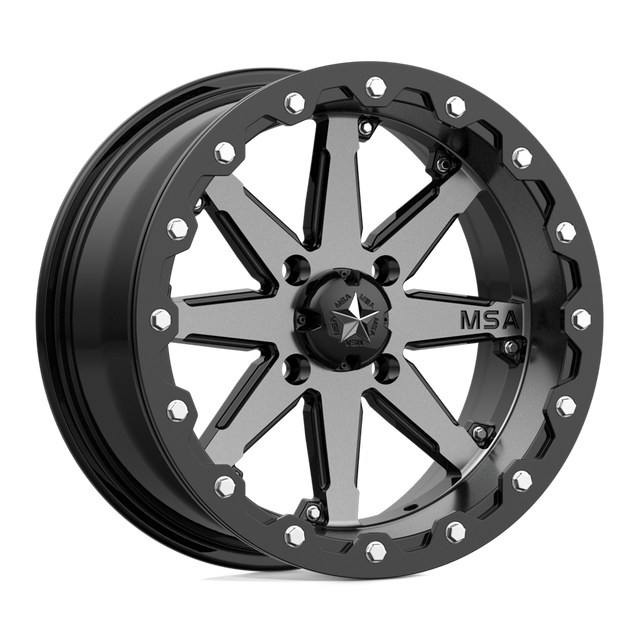 Roues tout-terrain MSA - M21 LOK BEADLOCK | 14X7 / 00 Décalage / 4X156 Modèle de boulon | M21-04756