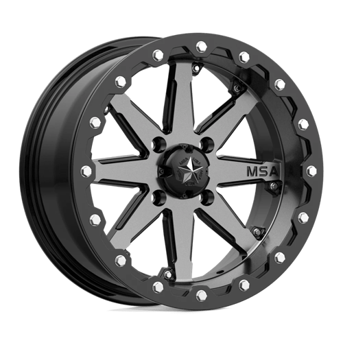 Roues tout-terrain MSA - M21 LOK BEADLOCK | 14X7 / 00 Décalage / 4X156 Modèle de boulon | M21-04756