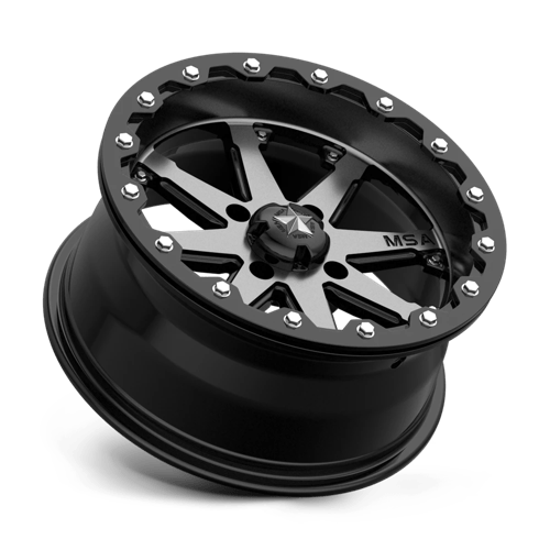 Roues tout-terrain MSA - M21 LOK BEADLOCK | 16X7 / 00 Décalage / 4X137 Modèle de boulon | M21-06737