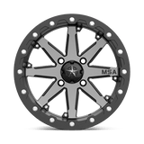 Roues tout-terrain MSA - M21 LOK BEADLOCK | 14X7 / 00 Décalage / 4X156 Modèle de boulon | M21-04756